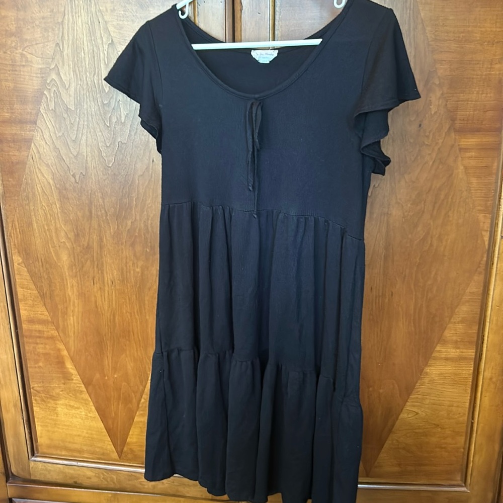 Black Tshirt dress size large